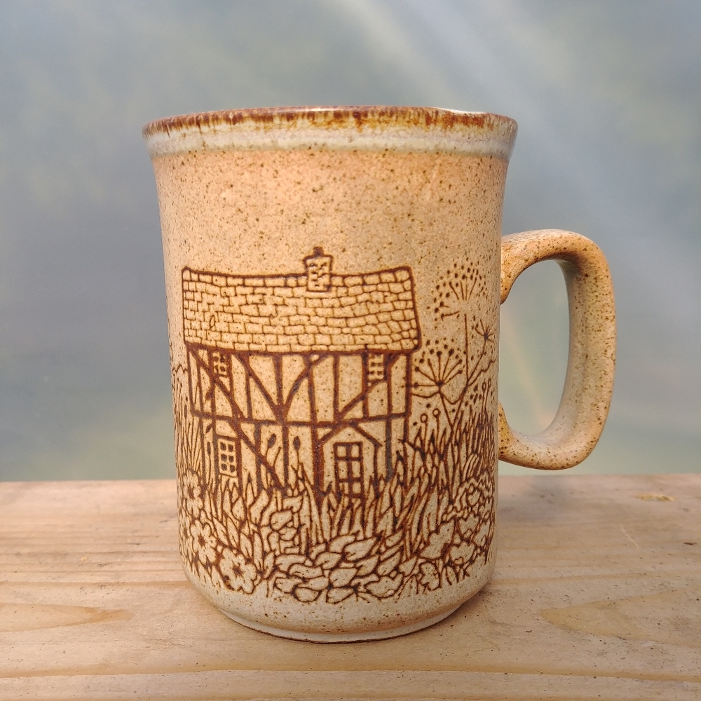 Vintage 1970s stoneware mug by Duncan Ceramics